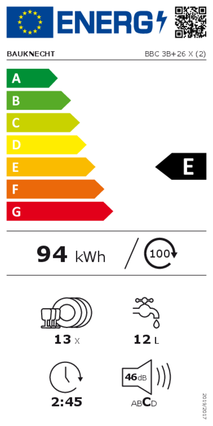 Bauknecht BBC 3B+26 X